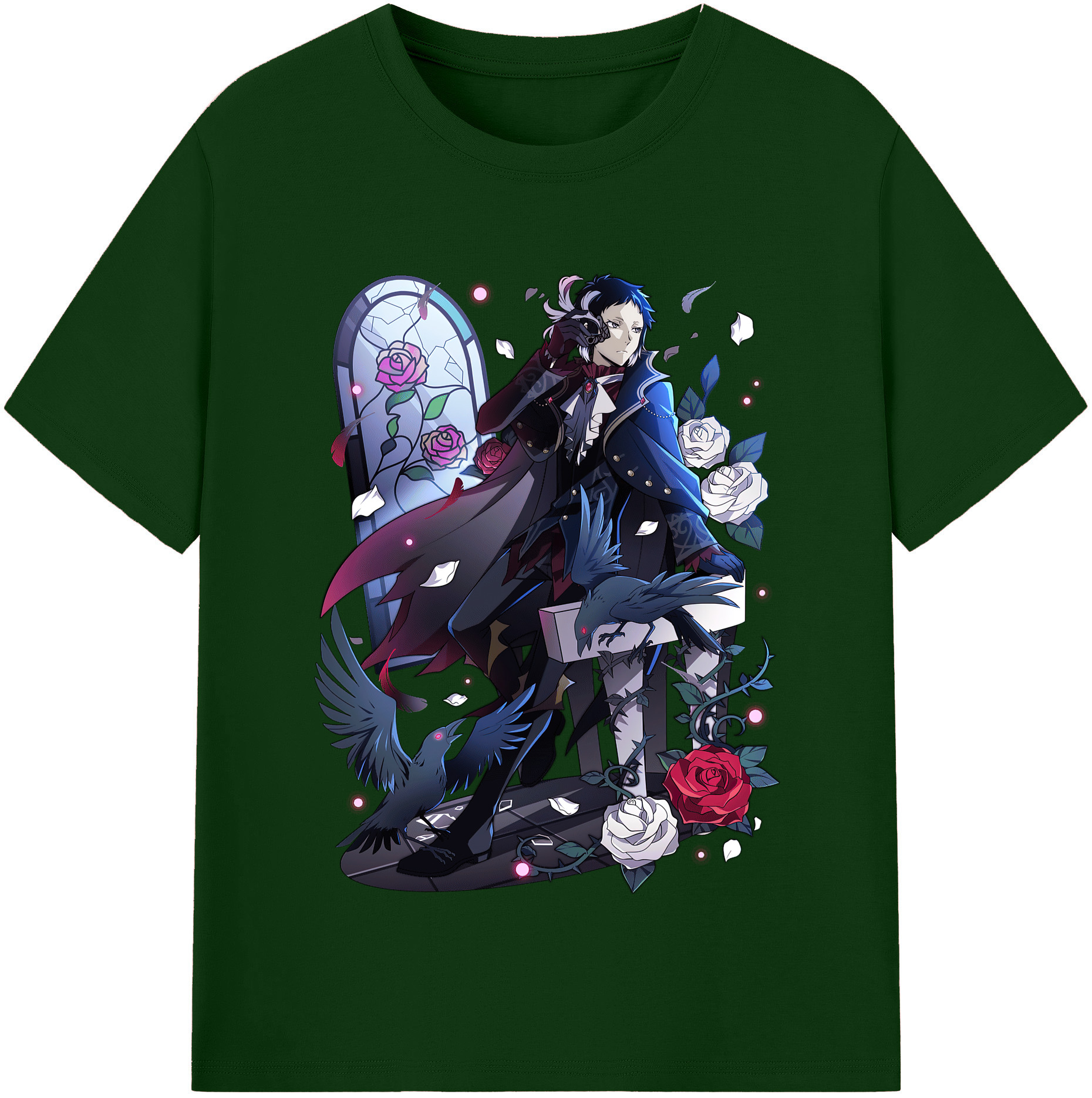 （画像用） 文豪ストレイドッグス Bungo Stray Dogs 綿100％半袖Tシャツ（フロントプリント）